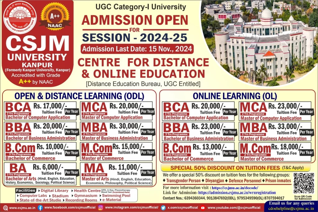 CSJMU Online MBA Course