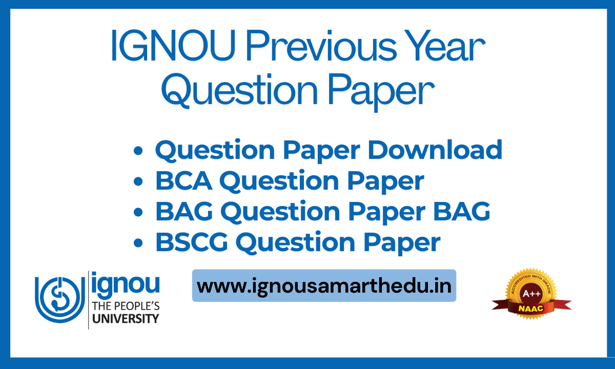 IGNOU Previous Year Question Paper
