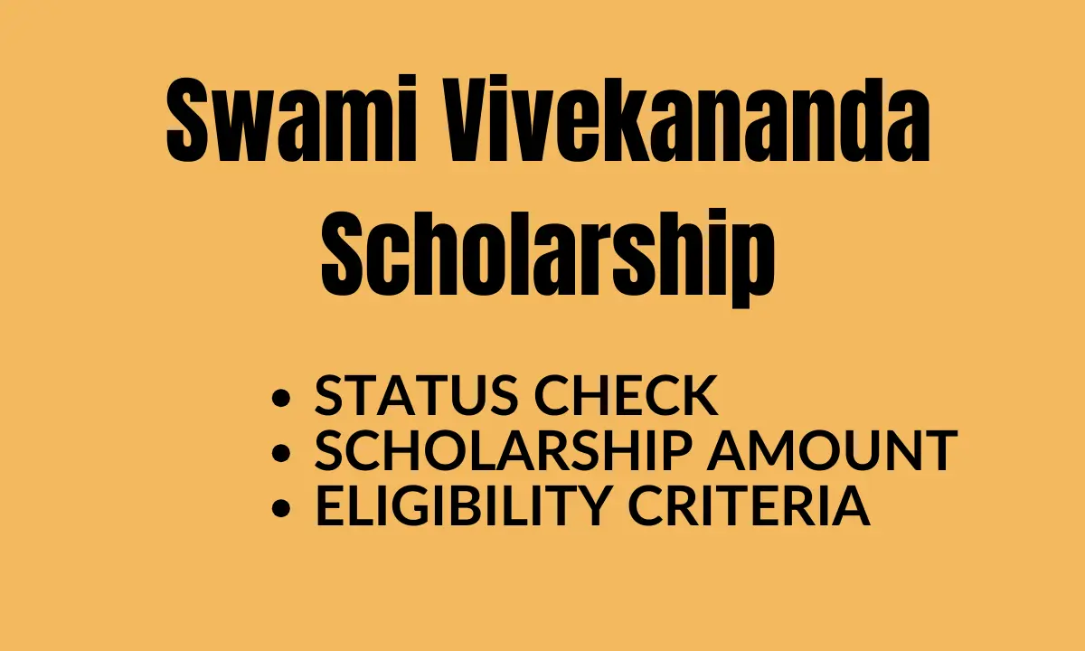 Swami Vivekananda Scholarship